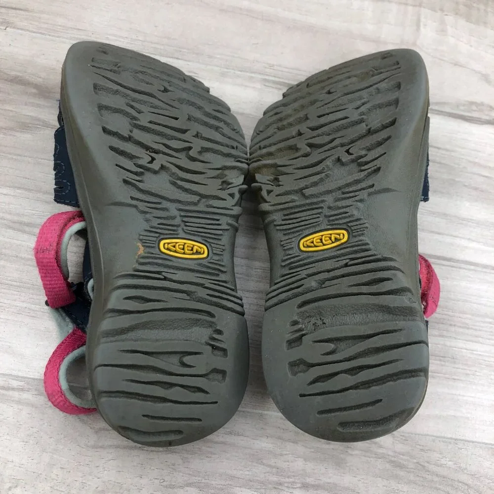 Keen Sandal Kids 13 Rose Blue Hook and Loop Outdoor Shoes